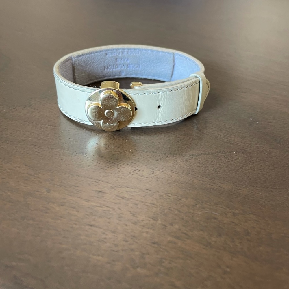 Louis Vuitton Vintage Leather Bracelet